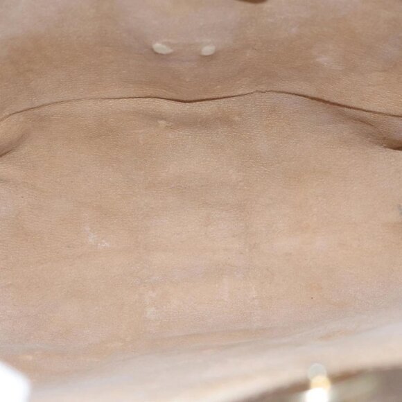 GUCCI GG Supreme Web Sherry Line Clutch Bag PVC Beige - Picture 11 of 14